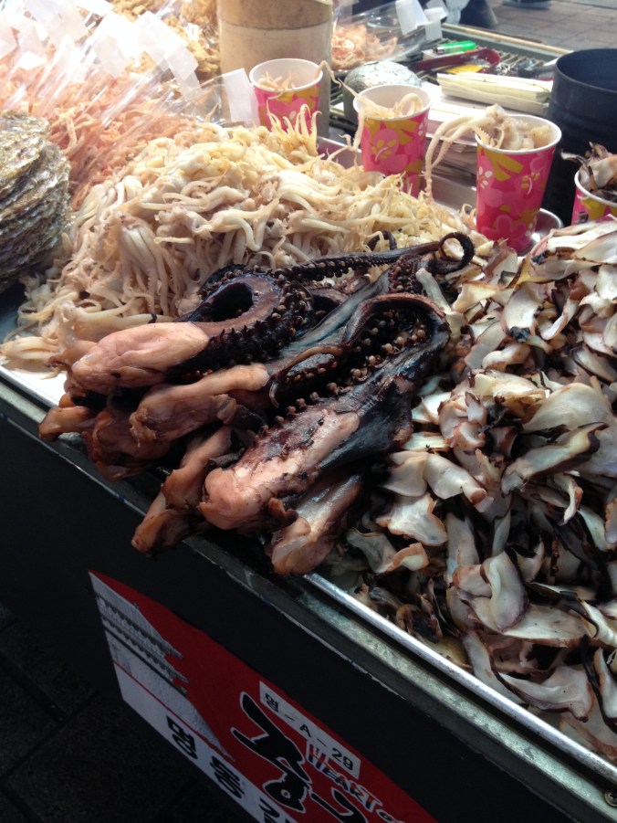 An array of tentacles